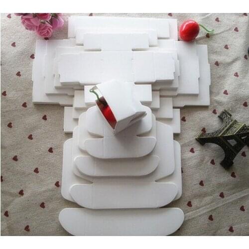 Blank white soap small cardboard boxes,small black paper craft box,candy gift packaging boxes