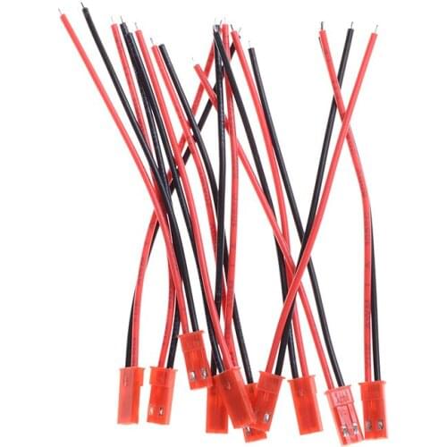 Male Female 100mm Connector Plug Cable for RC Battery Wholesale 10 Pcs/lot