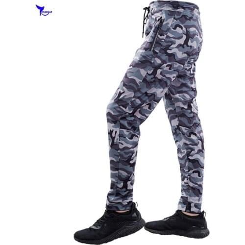 Sports Tactical Camouflage Running Pants Men Gym Fitness Leggings Quick Dry Slimming Fit Trousers Sportswear Jogging Sweatpants