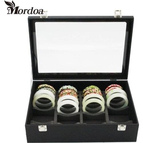 High Quality Jewelry Display Box Bracelet Holder Organizer Anklet Storage Case Bangle Showcase Jade Bracelet Display Shelf