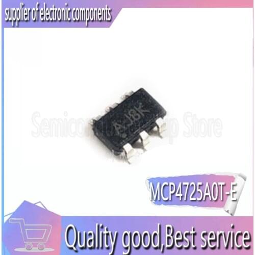 5 PCS MCP4725 MCP4725A0T - E/CH screen printing AJ90 SOT23-6 packaging new and original