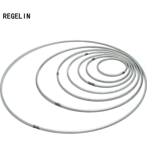 REGELIN Dream Catcher Reve Circle Rings Findings Hanging Round cercle metal pour attrape reve Net Jewelry DIY 10pcs 35-200mm