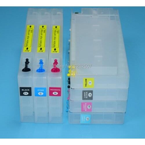 300ml Refillable cartridge for Epson Stylus Pro 4800 printer with chip resetter