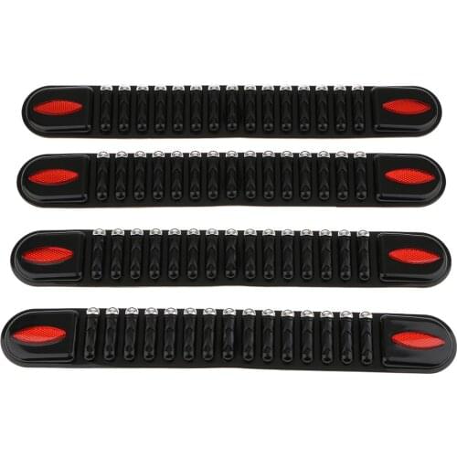 4pcs Car Anti-collision Front Rear Strip Bumper Protector Car Crash Bar