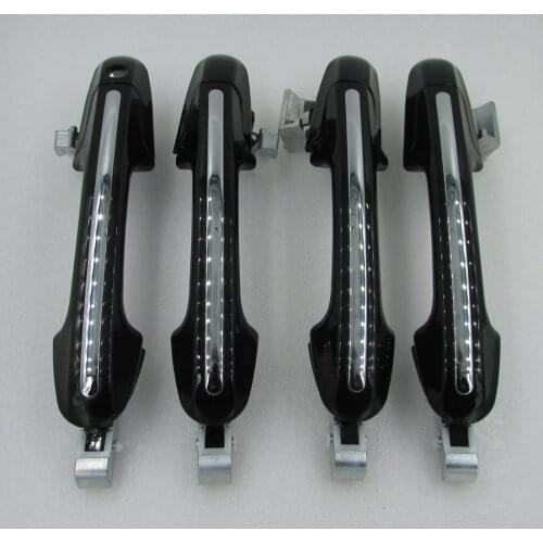 A Set 4PCS Outside Exterior Car Door Handle door knob For Honda accord Seven Generation 2003-2007 2.0/2.4/3.0