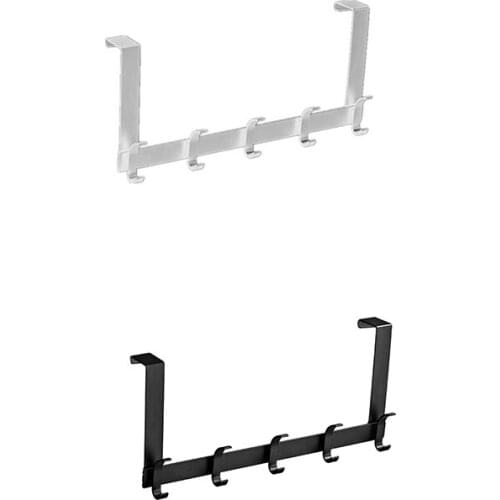 5 Hooks Home Bathroom Organizer Rack Clothes Coat Hat Towel Hanger New Bathroom Kitchen