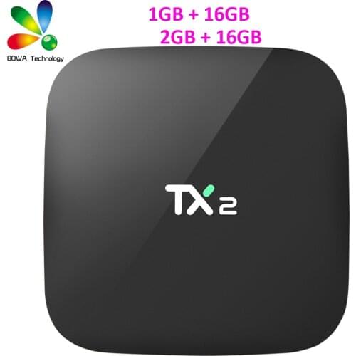 5pcs TX2 R1 Smart TV Box TX2 R2 Rockchip RK3229 Quad core 2G/16G Wifi Android 7.1 Media Player Smart Set top Box BT 2.1
