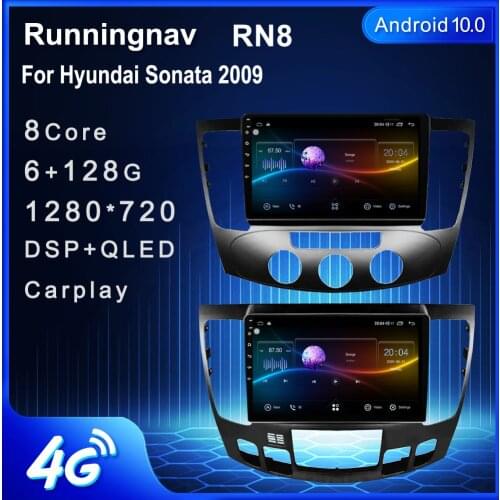 Runningnav For Hyundai Sonata 2008-2010 Android Car Radio Multimedia Video Player Navigation GPS