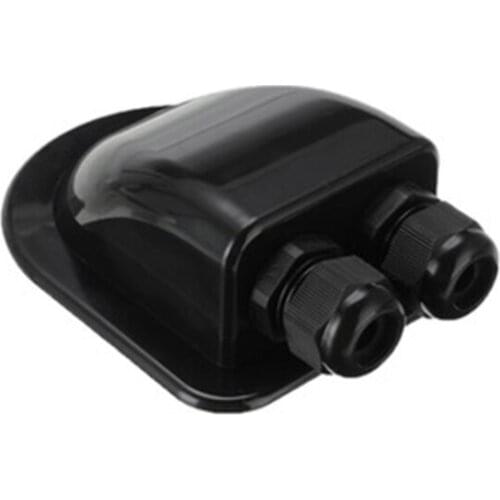 D7WD Solar Photovoltaic Plastic Bracket Double Hole ABS Photovoltaic RV Junction Box RV Roof Waterproof Junction Box