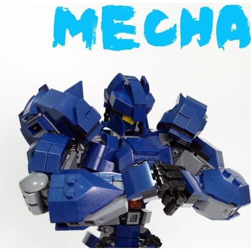 MOC Building Block Maker Movie Classic Figures Mecha Warrior Assembly Model Children Toy Creative DIY Build Bricks Birthday Gift