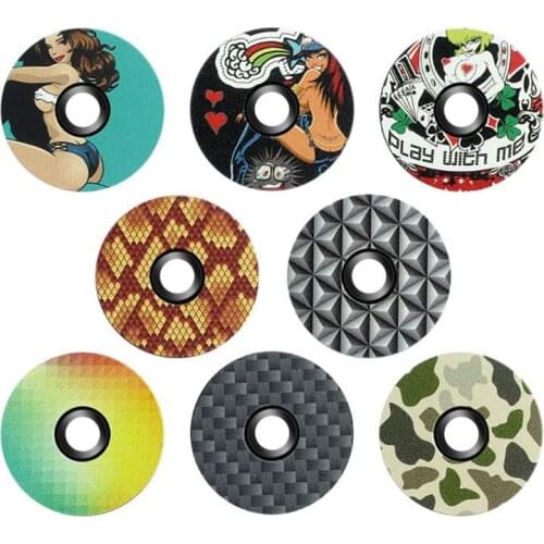 MTB Road Bike Bowl Cover Bicycle Stem Top Cap for 28.6mm Fork Tube Headset Cap Y4UB