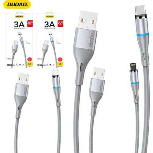 DUDAO Magnetic USB Type C Cable Magnet for iPhone Huawei Xiaomi Samsung Magnetic USB C Charging Cable