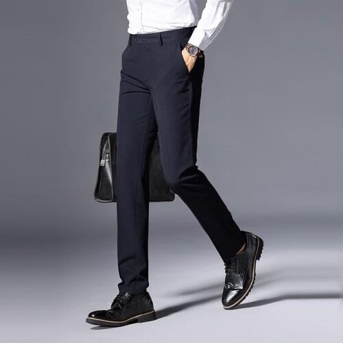 MRMT 2021 Brand New Mens Trousers Youth Fashion Pants for Male Wear Comfort Western Pants Straight-tube Trousers