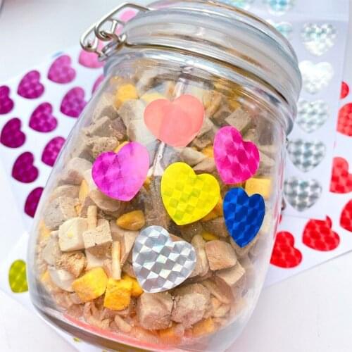 1200pcs Sealing Sticker Scrapbook Label Laser Waterproof Kids Reward Teachers Day Gift Decoration Wedding Valentines Day