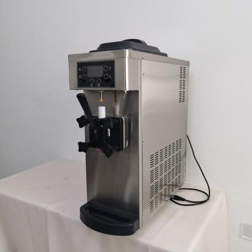 Desktop Small Ice Cream Makers Stainless Steel Soft Ice Cream Machine Commercial 110V 220V
