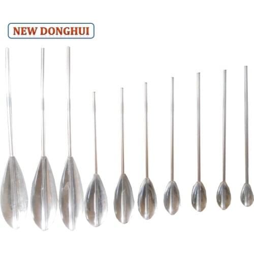 Newdonghui 5pcs/10pcs Fast Sinking Spirolino Bombardo Acrylic Fishing Float Bobber Casting 26001B