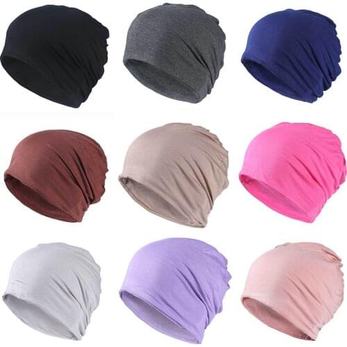 Modal Material Beanie Thin Cotton Women Man Beanie Non-Allergic Hat Spring Summer Casual Skull Cap SA749