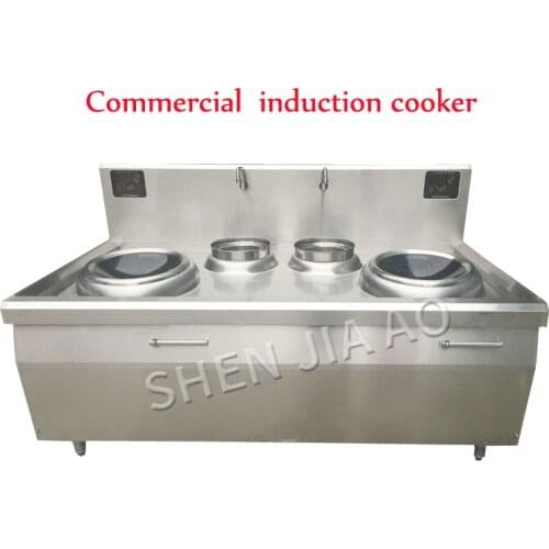 Commercial Food Frying Stove Machine Kitchen induction cooker Double-temperature Electromagnetic Frying Stove 380V 1PC