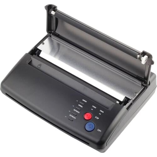 US Plug Professional Black Tattoo Transfer Machine Thermal Printer Copier Tattooist Tattoo Shop Accessories Parts