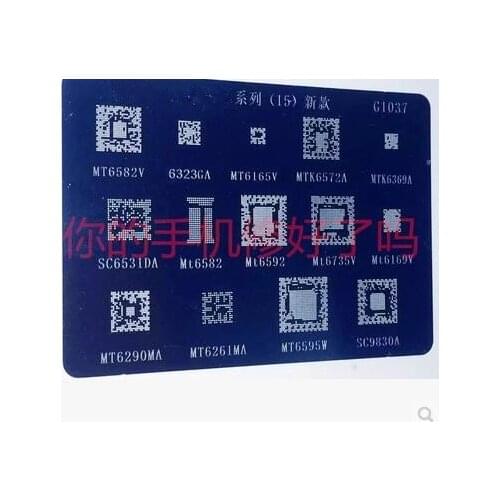 BGA reballing reball stencil for for MTK xiaomi series MTK6595 MT6582 MT6572A MT6592V MT6323GA MT6169V MT6735V MT6339A MT6290MA