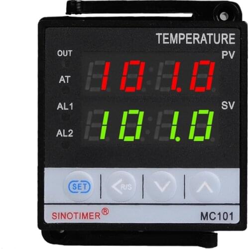 Universal input short shell PID intelligent temperature control instrument heating and cooling relay SSR solid state output 220