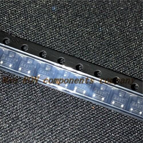 100PCS/LOT AO3404 A49T SOT23 MOS FET N-Channel 30V 5.8A SMD Transistor