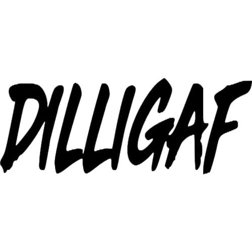 17*6.5cm New Style Hot cool DILLIGAF Vinyl Decal JDM Car Sticker For Car Truck Creative Decorative Car Styling Decal Jdm