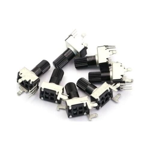 FREE SHIPPING 100PCS/LOT RV09 Vertical Adjustable Potentiometer 1K 2K 5k 10K 20K 50K 100K 1M 0932 9 Type 3pin Seal Potentiometer