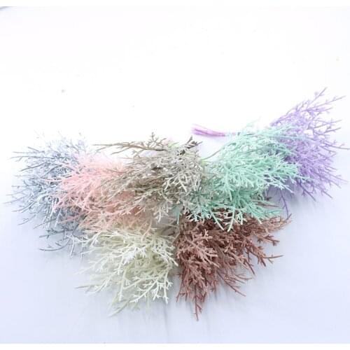 Cheap 10 pieces artificial plant grass wedding wreath Christmas decoration accessories artificial flowers