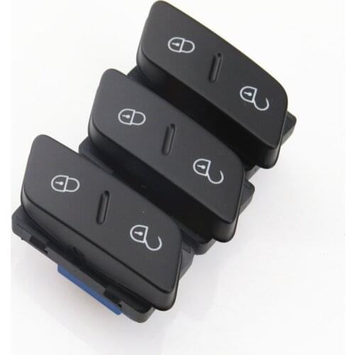FHAWKEYEQ LHD Center Door Locking Switch Button For VW Gti 5 Passat CC Tiguan Jetta MK5 Golf MK5 Rabbit Seat Alhambra 1K0962125B
