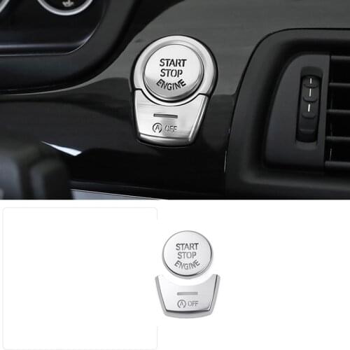 For BMW F10 F20 F21 F30 F34 F07 F52 F25 F26 F15 F16 E70 E71 G30 G38 ENGINE START STOP Switch Button Trim