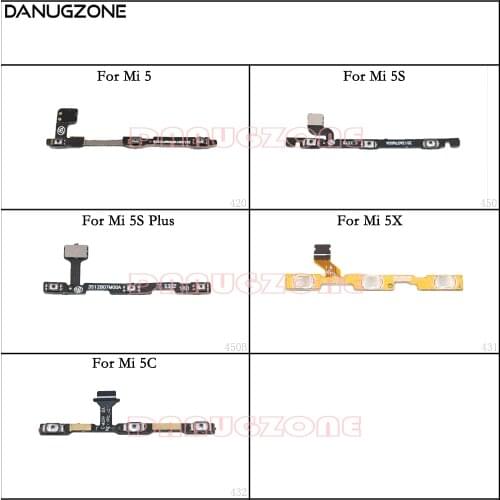 Power Button On / Off Volume Mute Switch Button Flex Cable For Xiaomi Mi 5X 5 5C 5S Plus