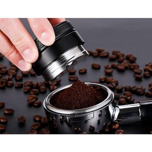 Stainless Steel Double-Head Coffee Press Powder Press Powder Hammer Flat Powder 51/58Mm Pressure Filler Tamper Coffee Bean