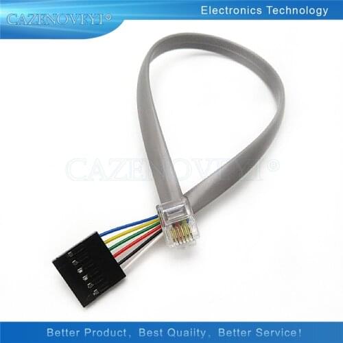 ICSP crystal head RJ11 turn SIP6 download line MPLAB ICD3 matching ICD2 PICKIT3 In Stock