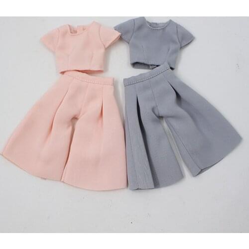 DBS Blyth doll Pink and Grey short sleeve and cropped trousers for JOINT body cute dressing Factory