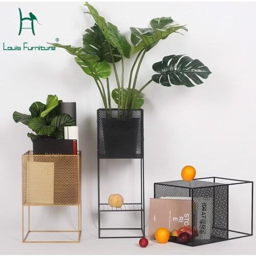 Louis Fashion Plant Sheves Modern Nordic Iron Art Landing Simple Indoor Living Room