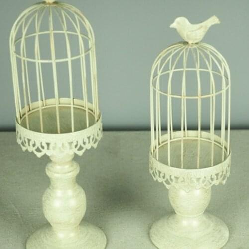 Metal Hollow Candle Holder Stand Tealight Candlestick Lantern Wedding Home Decor