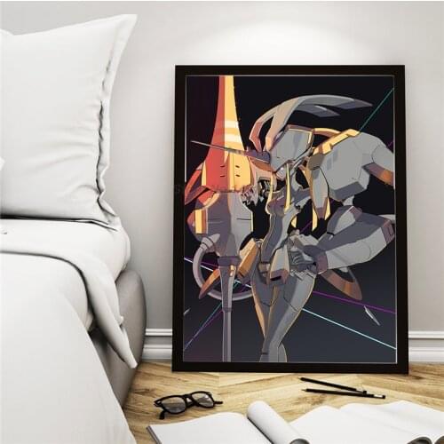Darlings In The Franxx Sexy Anime Painting Posters And Prints Decorative Wall Art Pictures For Living Room Home Decoration
