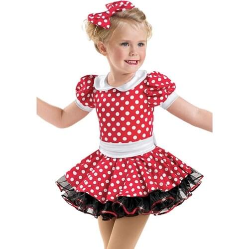 Cute Short Sleeve Girls Ballet Dance Suit 2018 Kid Girls Leotard Gymnastics Ballet Clothes Dancewear Maillot Ballet Mujer B-2375