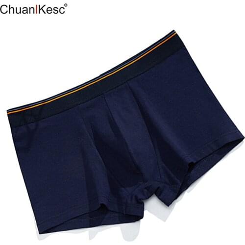 Mens Boxer Pants/Simple/Cotton/Youth Sports Underpants/Sweat Absorption/Quick Drying/Sexy Big U-Bag/Only sell every day 2pcs