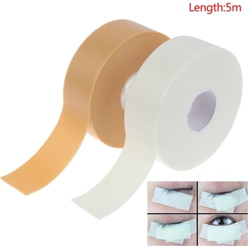 Eyelash Extension Lint Free Eye Pads White Paper Under Patches Tool For False Lashes Tape Patch Medical Tape 2.5cm*5m