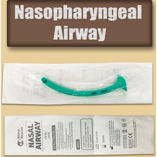 26Fr Nasopharyngeal Airways are made for nasal airway management Made from soft PVC. Latex Free NASAL AIRWAY