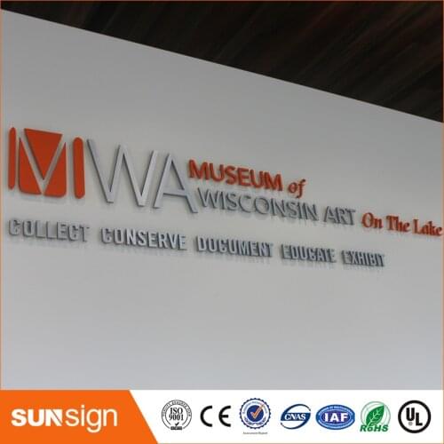 Wholesale colorful metal stainless steel 3d channel letters