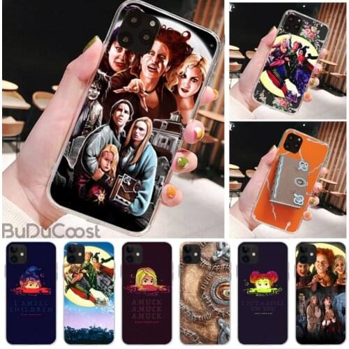 Riccu Hocus Pocus Black TPU Soft Phone Case for iPhone 11 pro XS MAX 8 7 6 6S Plus X 5S SE XR cover