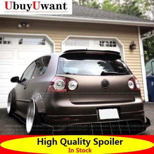 Roof Lip Spoiler For Seat LEON 5F MK3 5doors 2012-2020 Universal Hatchback Spoiler Car Tail Wing For A3 Q5 POLO MK5 MK4