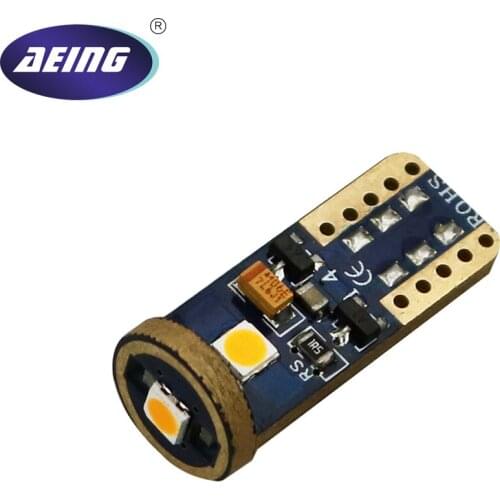 AEING 1x T10 LED Bulb W5W 194 Canbus Error Free/No Polarity 3030 7 Colors Car Clearance Light/Indicator Bulb/Signal Lamp 12V/24V