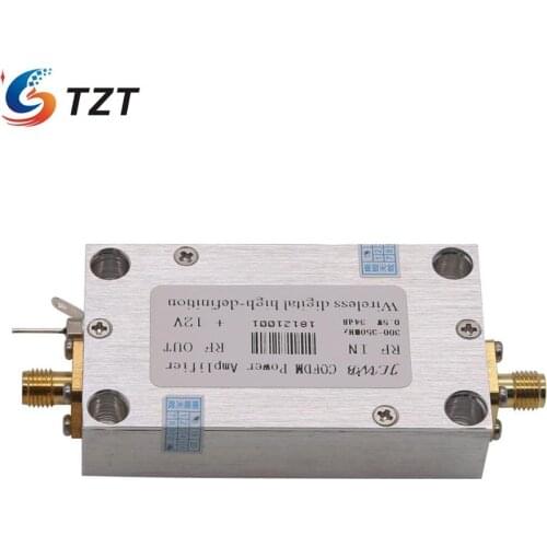 TZT 500mw Power Amplifier 300-550MHz 0.5W for DVB-T COFDM Digital Wireless Transmission Telemetry