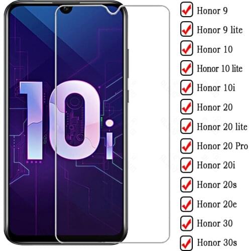 Protective Glass for Huawei Honor 10i 9c 20 lite Screen protector for honor 10i 20s 20i 9c Tempered glass for honor 10i glass
