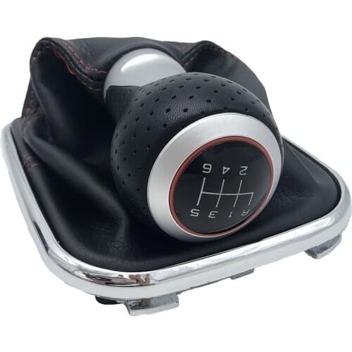 12mm For Volkswagen VW 1999-2004 Golf 4 IV MK4 GTI R32 Bora Jetta 5/6 Speed Car Gear Shift Knob Lever Pen Gaitor Boot Cover Case