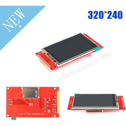 2.8 inch 320*240 SPI Serial TFT LCD Module Display Screen with Touch Panel Driver IC ILI9341 for MCU